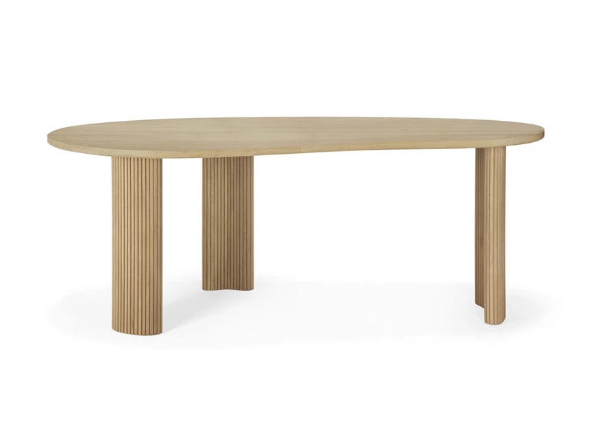 Bureau Oak Boomerang Desk 50795 Ethnicraft