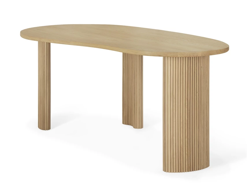 Zijde Bureau Oak Boomerang Desk 50795 Ethnicraft