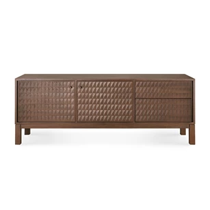 Tv-kast Teak Sono Light Brown Tv Cupboard 15350 Ethnicraft