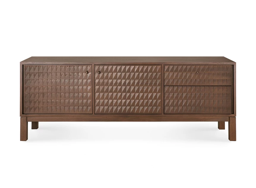 Tv-kast Teak Sono Light Brown Tv Cupboard 15350 Ethnicraft