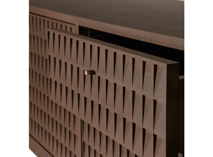 Lade open Tv-kast Teak Sono Light Brown Tv Cupboard 15350 Ethnicraft