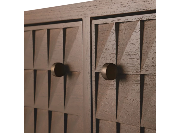 Handgreep Tv-kast Teak Sono Light Brown Tv Cupboard 15350 Ethnicraft