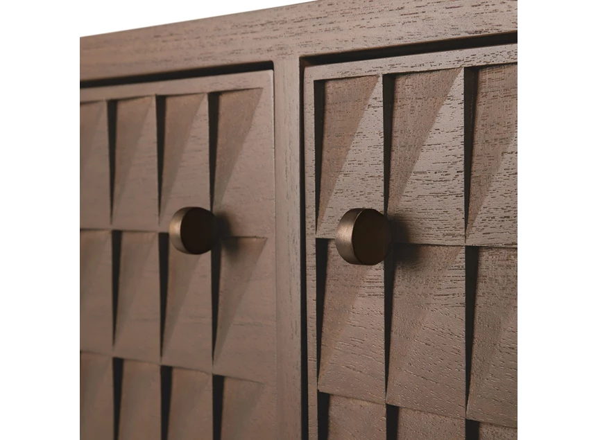 Handgreep Tv-kast Teak Sono Light Brown Tv Cupboard 15350 Ethnicraft