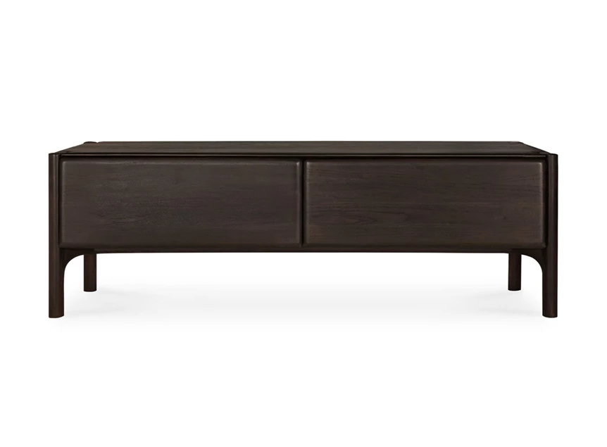 Tv-kast Teak Pi Dark Brown Tv Cupboard 11586 Ethnicraft