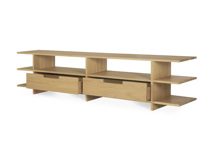 Laden open Tv-kast roomdivider Oak Kabuki Tv Cupboard 51792 Ethnicraft