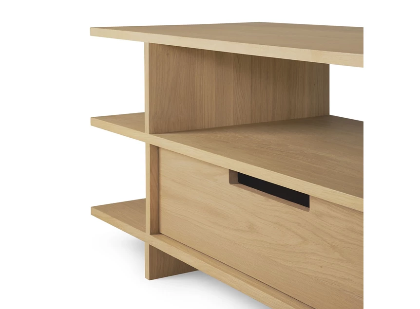 Zijde Tv-kast roomdivider Oak Kabuki Tv Cupboard 51792 Ethnicraft