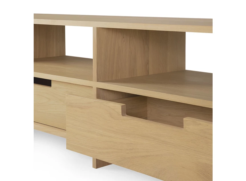 Open front Tv-kast roomdivider Oak Kabuki Tv Cupboard 51792 Ethnicraft