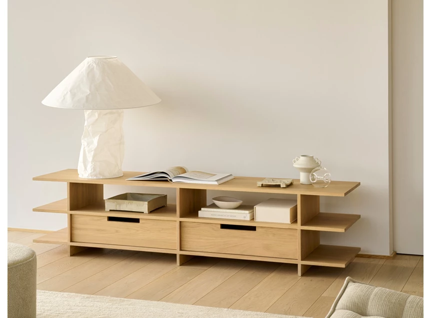 Sfeerfoto Tv-kast roomdivider Oak Kabuki Tv Cupboard 51792 Ethnicraft