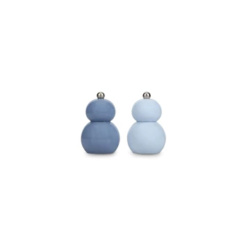 Betty peper/zoutmolen blauw h12cm set/2