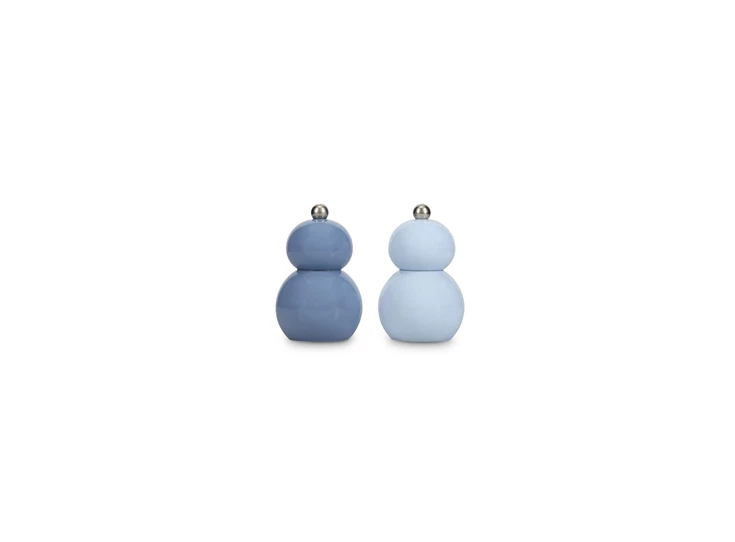 Betty peper/zoutmolen blauw h12cm set/2