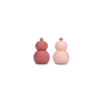 Betty peper/zoutmolen roze h12cm set/2