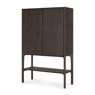 Barkast Teak Pi Dark Brown Cupboard 11588 Ethnicraft