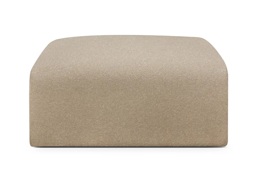 Front Voetenbank Sofa Bulcky Footstool Almond 21449 Ethnicraft