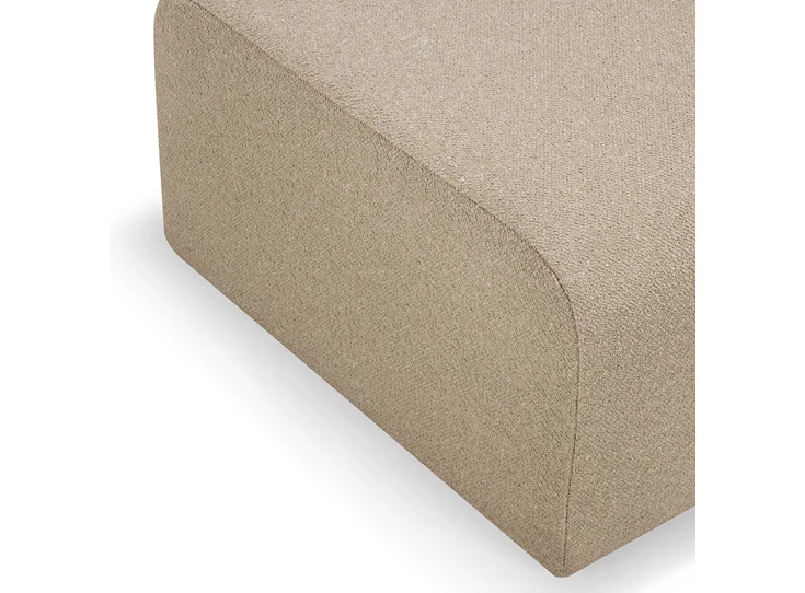 Bovenkant Voetenbank Sofa Bulcky Footstool Almond 21449 Ethnicraft