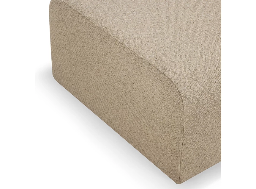 Bovenkant Voetenbank Sofa Bulcky Footstool Almond 21449 Ethnicraft