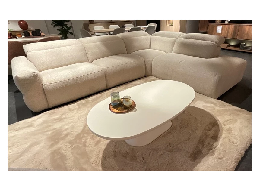 salon 12000 toonzaalmodel in stof met 1 relax