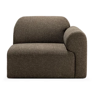 Front Eindelement links Sofa Bulcky End Seater Left Cedar 21438 Ethnicraft