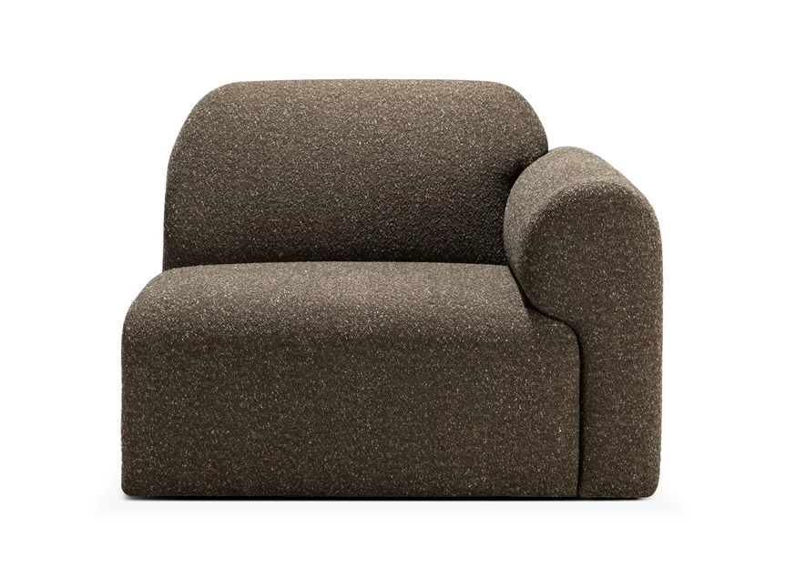 Front Eindelement links Sofa Bulcky End Seater Left Cedar 21438 Ethnicraft