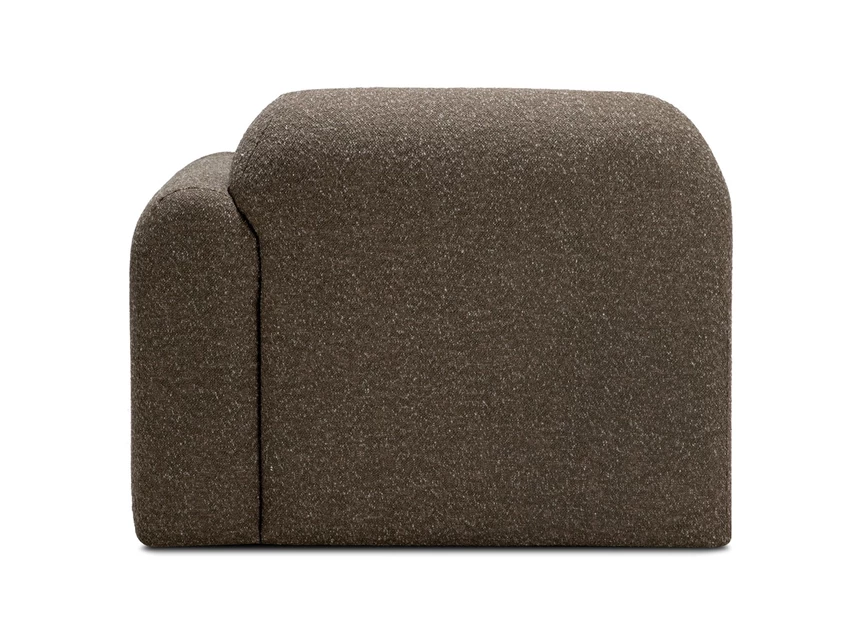 Achterkant Eindelement links Sofa Bulcky End Seater Left Cedar 21438 Ethnicraft