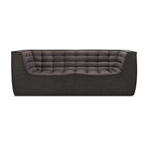 Front Canapé 2-zit Sofa N701 2 Seater Dark Grey 20216 Ethnicraft