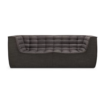 Front Canapé 2-zit Sofa N701 2 Seater Dark Grey 20216 Ethnicraft