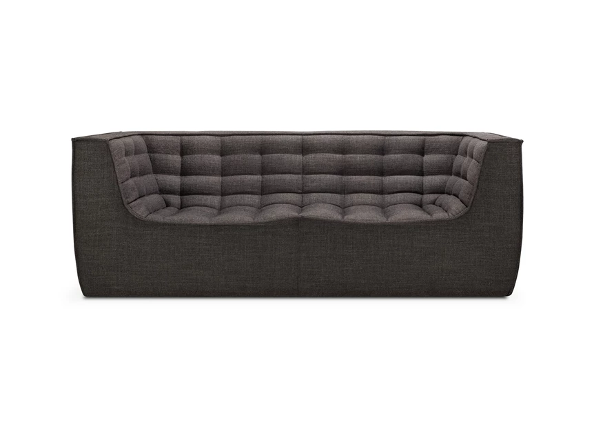 Front Canapé 2-zit Sofa N701 2 Seater Dark Grey 20216 Ethnicraft
