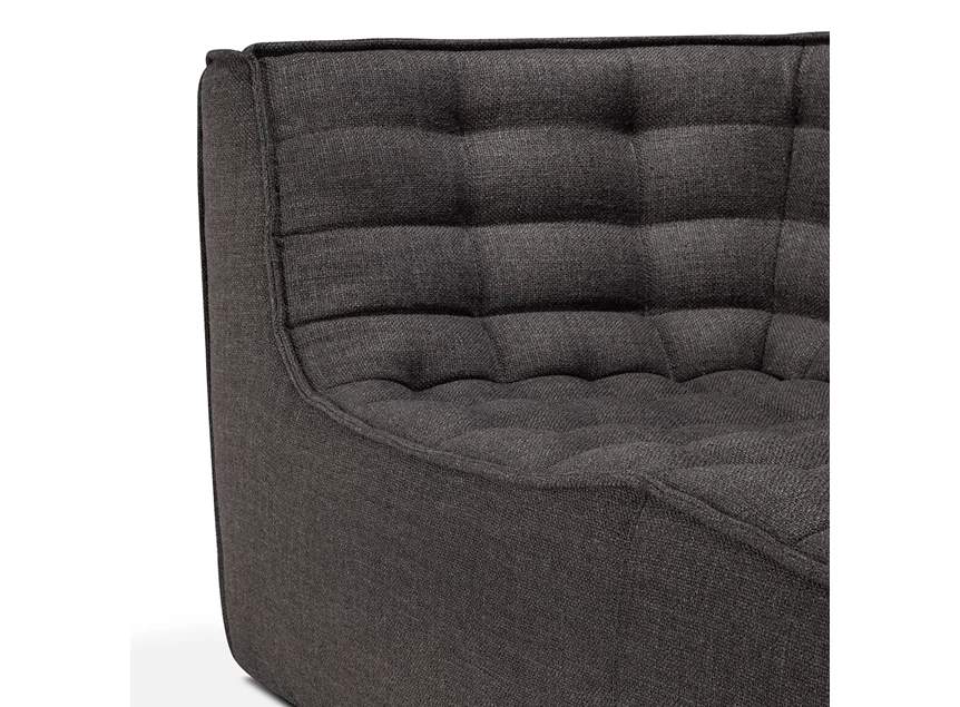 Zijkant Canapé 2-zit Sofa N701 2 Seater Dark Grey 20216 Ethnicraft