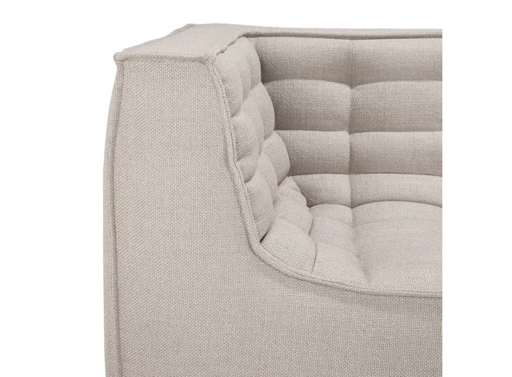 Armleuning Canapé 2-zit Sofa N701 2 Seater Beige 20196 Ethnicraft