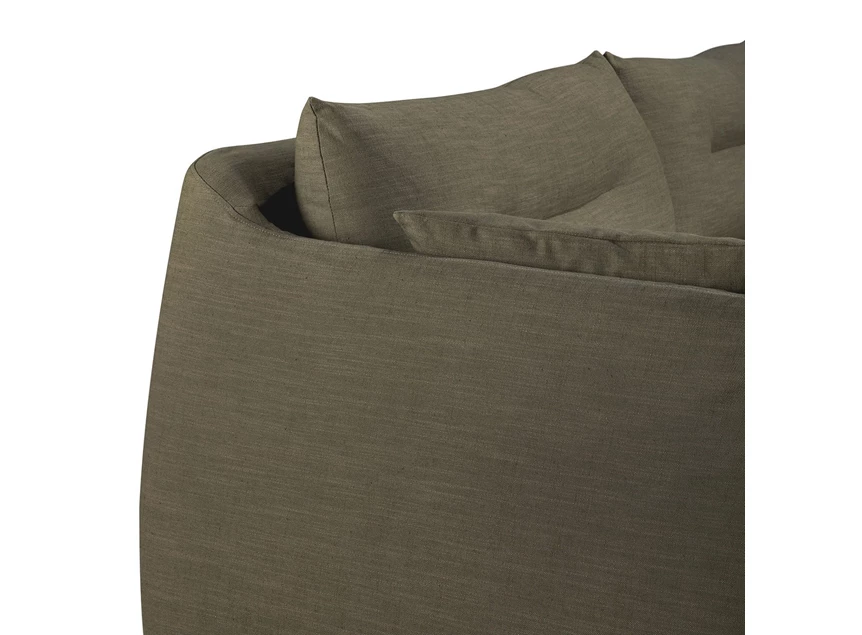 Zijkant Salon canapé 2-zit Sofa Weave Green 21415 Ethnicraft