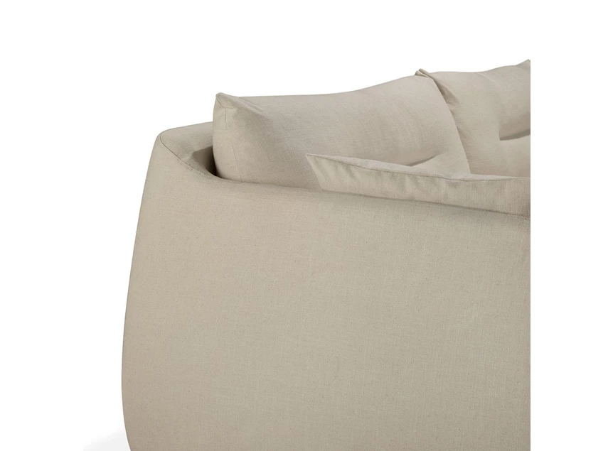 Zijkant Salon canapé 2-zit Sofa Weave Bone 21414 Ethnicraft