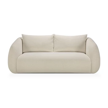 Front Salon canapé 2-zit Sofa Figur 2 Seater Chalk 21401 Ethnicraft