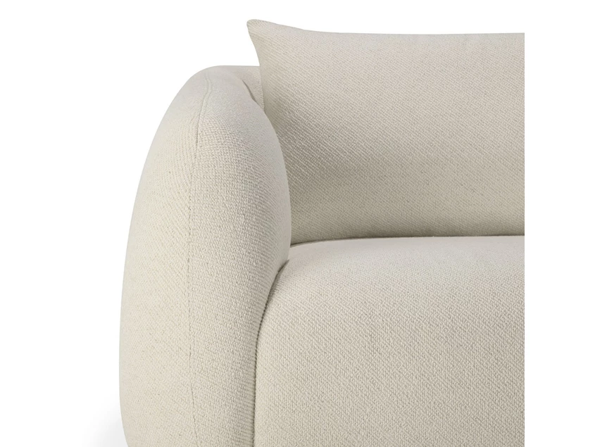 Armleuning Salon canapé 2-zit Sofa Figur 2 Seater Chalk 21401 Ethnicraft