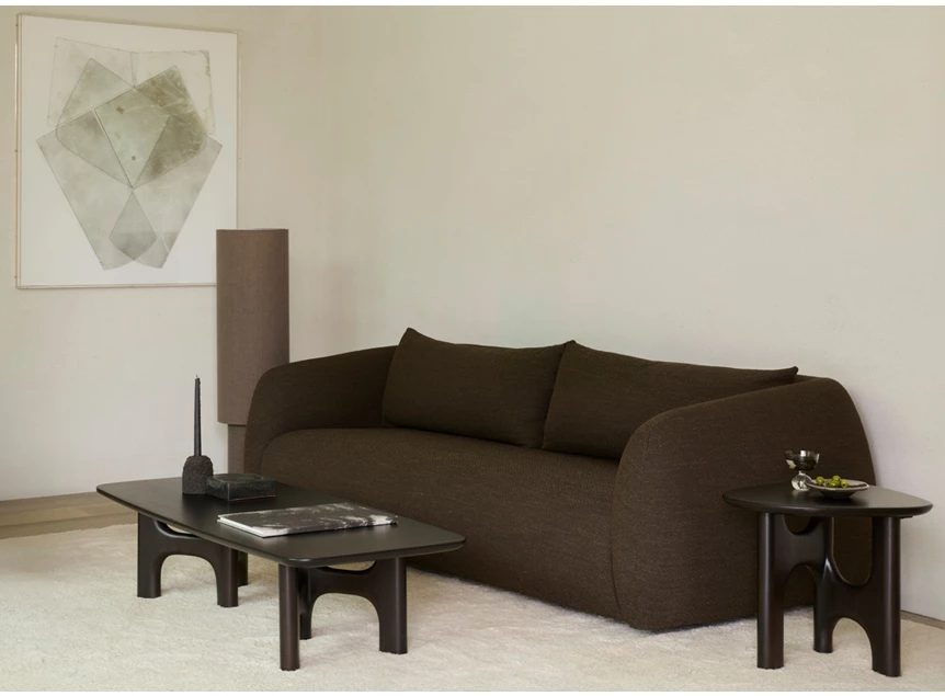 Sfeerfoto Salon canapé 3-zit Sofa Figur 3 Seater Chocolate 21405 Ethnicraft