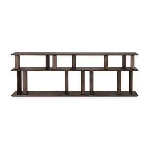 Front Muurtafel Mahogany Block Espresso Sofa Console 35177 Ethnicraft