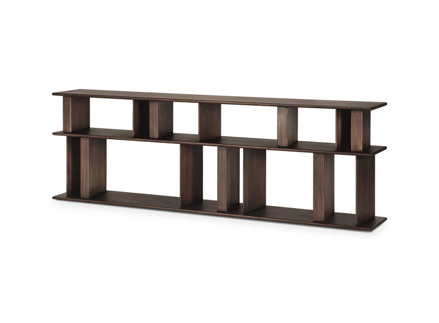 Muurtafel Mahogany Block Espresso Sofa Console 35177 Ethnicraft