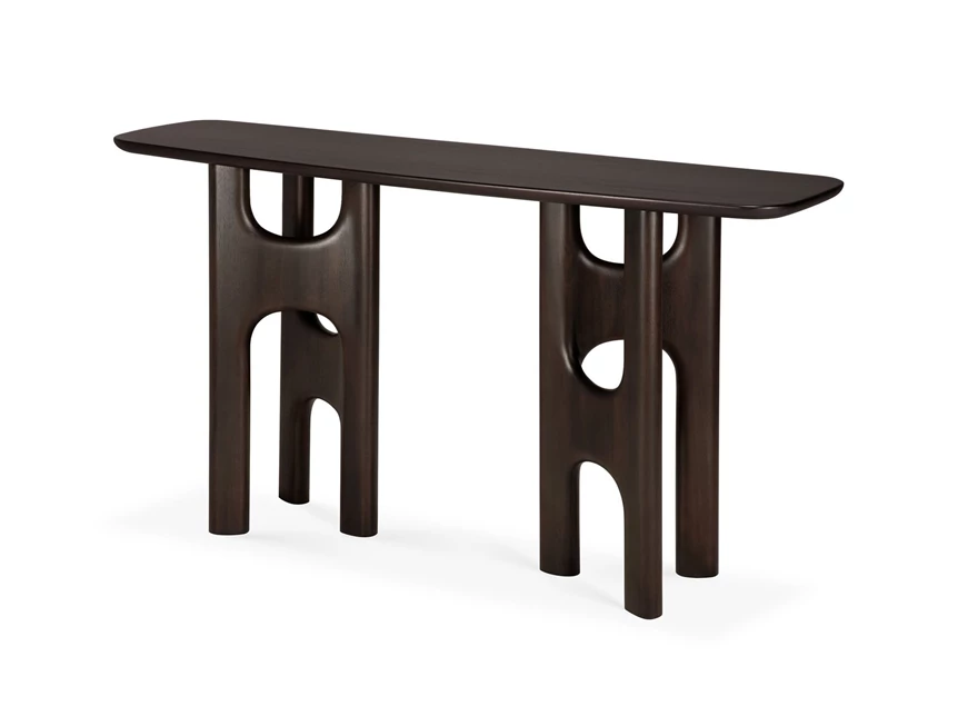 Muurtafel Mahogany Flow Rose Brown Console 35095 Ethnicraft