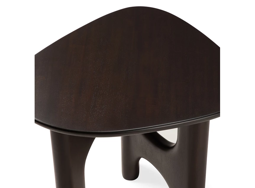 Organisch Bijzettafel Mahogany Flow Rose Brown Side Table 35096 Ethnicraft