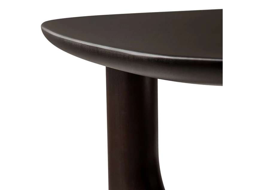 Bladrand Bijzettafel Mahogany Flow Rose Brown Side Table 35096 Ethnicraft