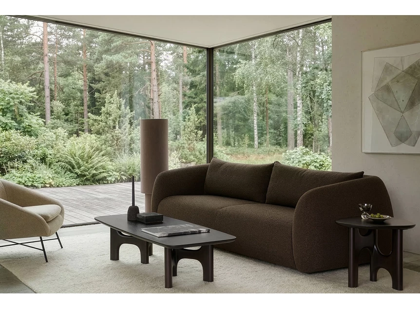 Collectie Bijzettafel Mahogany Flow Rose Brown Side Table 35096 Ethnicraft