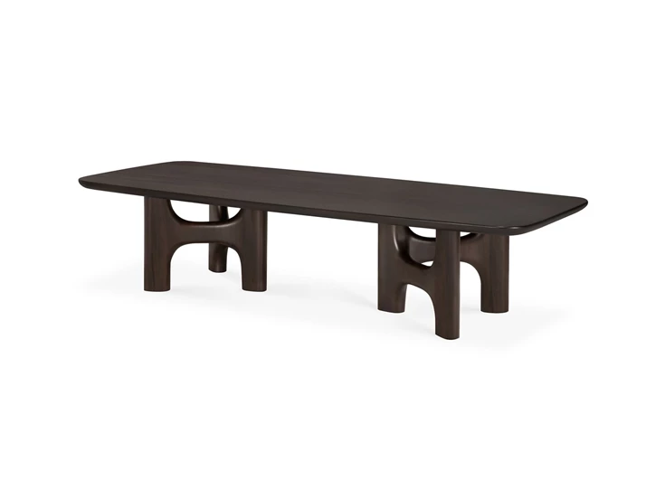 Zijkant Salontafel Mahogany Flow Rose Brown Coffee Table 35097 Ethnicraft
