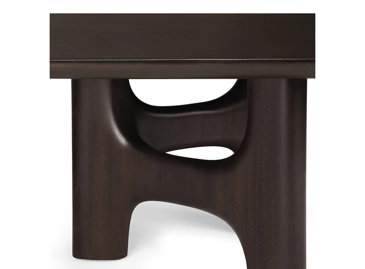 Front Salontafel Mahogany Flow Rose Brown Coffee Table 35097 Ethnicraft