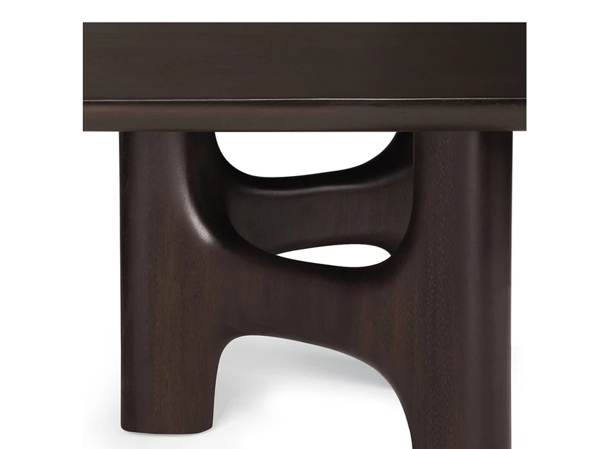 Front Salontafel Mahogany Flow Rose Brown Coffee Table 35097 Ethnicraft