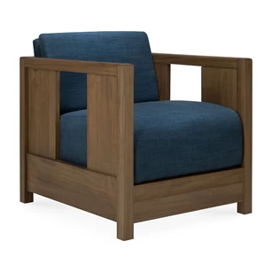 Bijzetzetel Teak Roan Wild Brown Lounge Chair Ink 10833 Ethnicraft