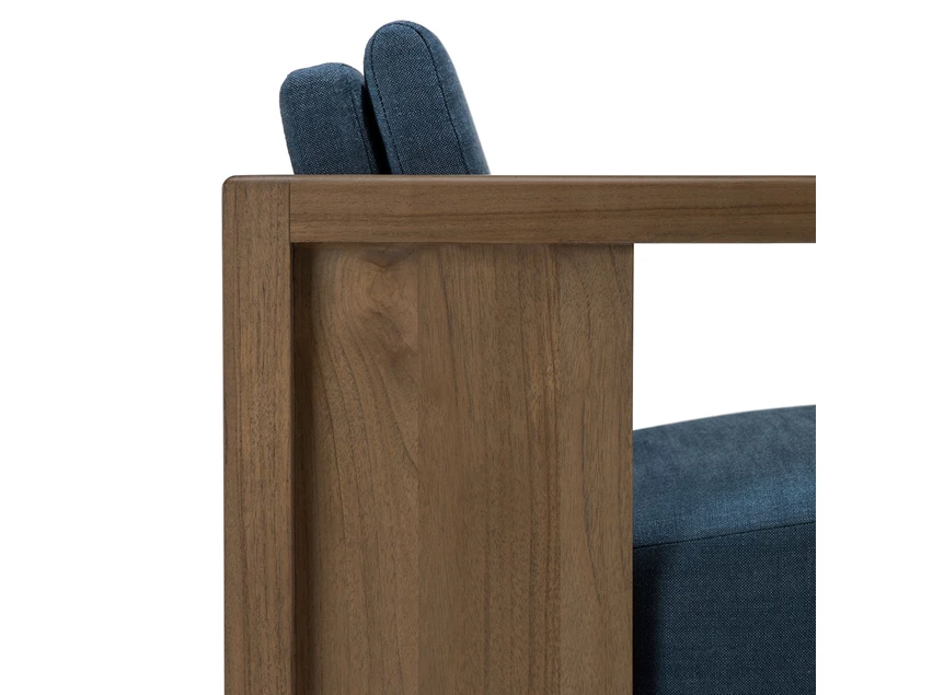 Zijde Bijzetzetel Teak Roan Wild Brown Lounge Chair Ink 10833 Ethnicraft