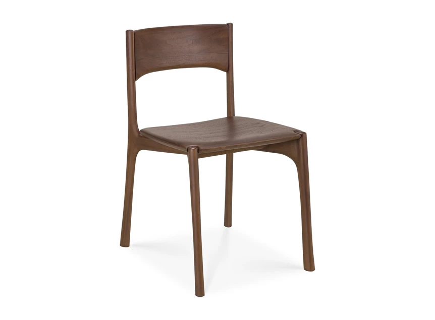 Stoel Teak Pi Brown Dining Chair 11548 Ethnicraft
