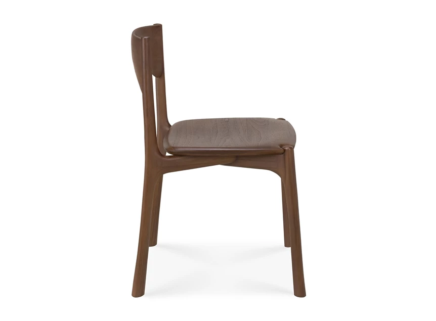 Zijkant Stoel Teak Pi Brown Dining Chair 11548 Ethnicraft