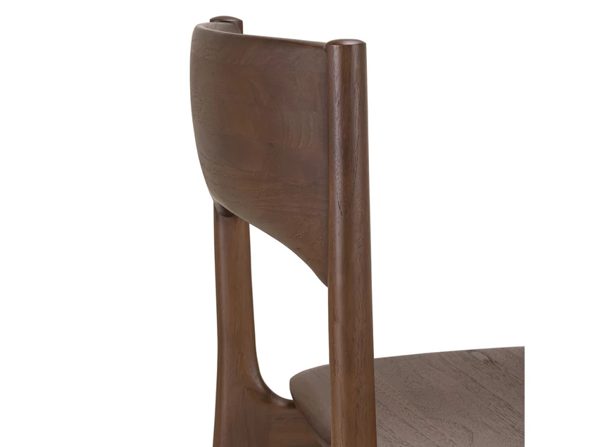 Zijde Stoel Teak Pi Brown Dining Chair 11548 Ethnicraft