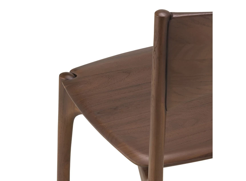 Rug Stoel Teak Pi Brown Dining Chair 11548 Ethnicraft