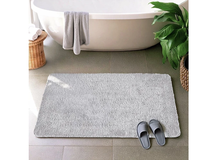 badmat badia grijs 60x90cm sfeerfoto