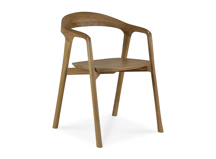 Armstoel Teak Bok Dining Chair With Arms 10163 Ethnicraft